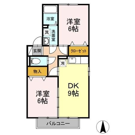 サニーハイツ・の物件間取画像